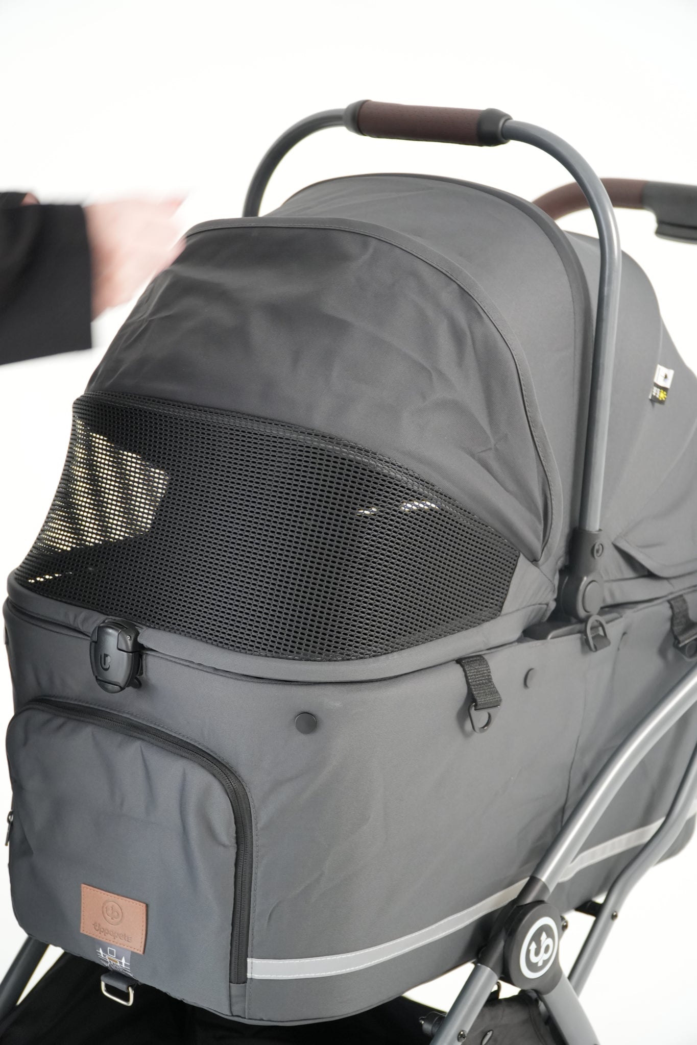 Flander 2-in-1 Pet Stroller - Charcoal