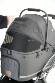Flander 2-in-1 Pet Stroller - Charcoal