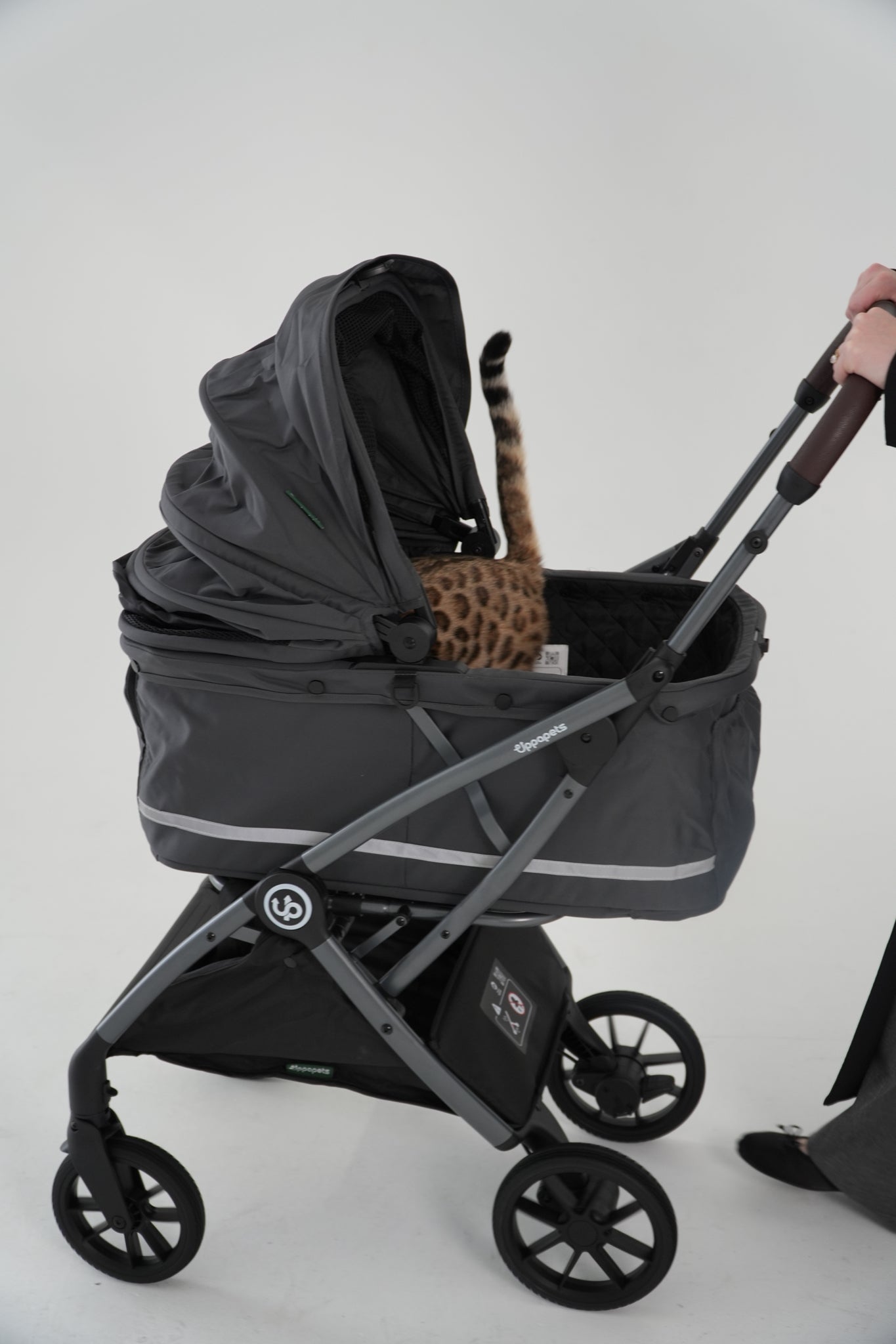 Hybrid Pet Stroller - Charcoal