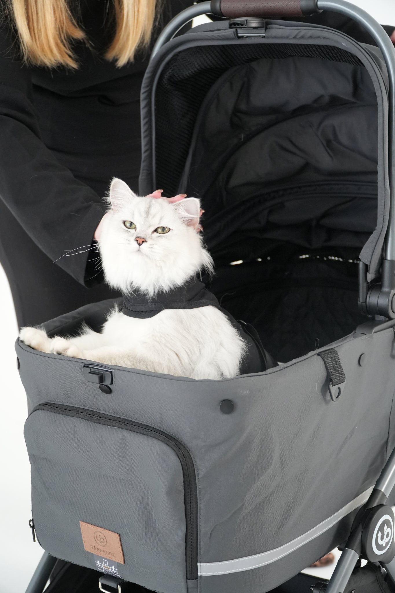 Flander 2-in-1 Pet Stroller - Charcoal