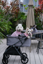 Hybrid Pet Stroller - Warm Grey