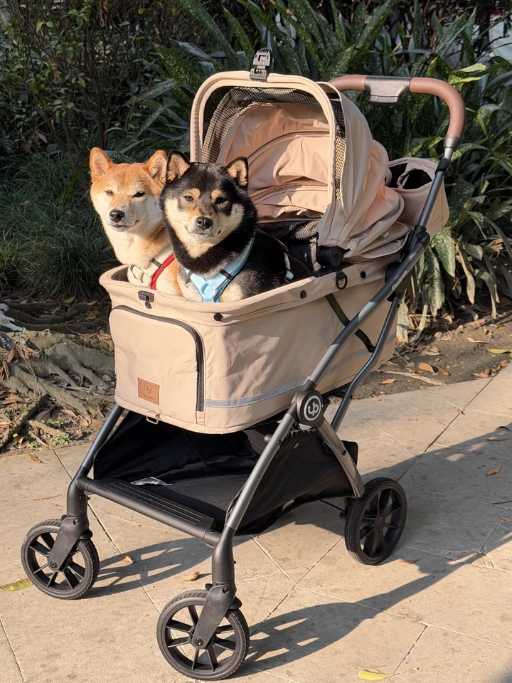 Hybrid Pet Stroller - Beige
