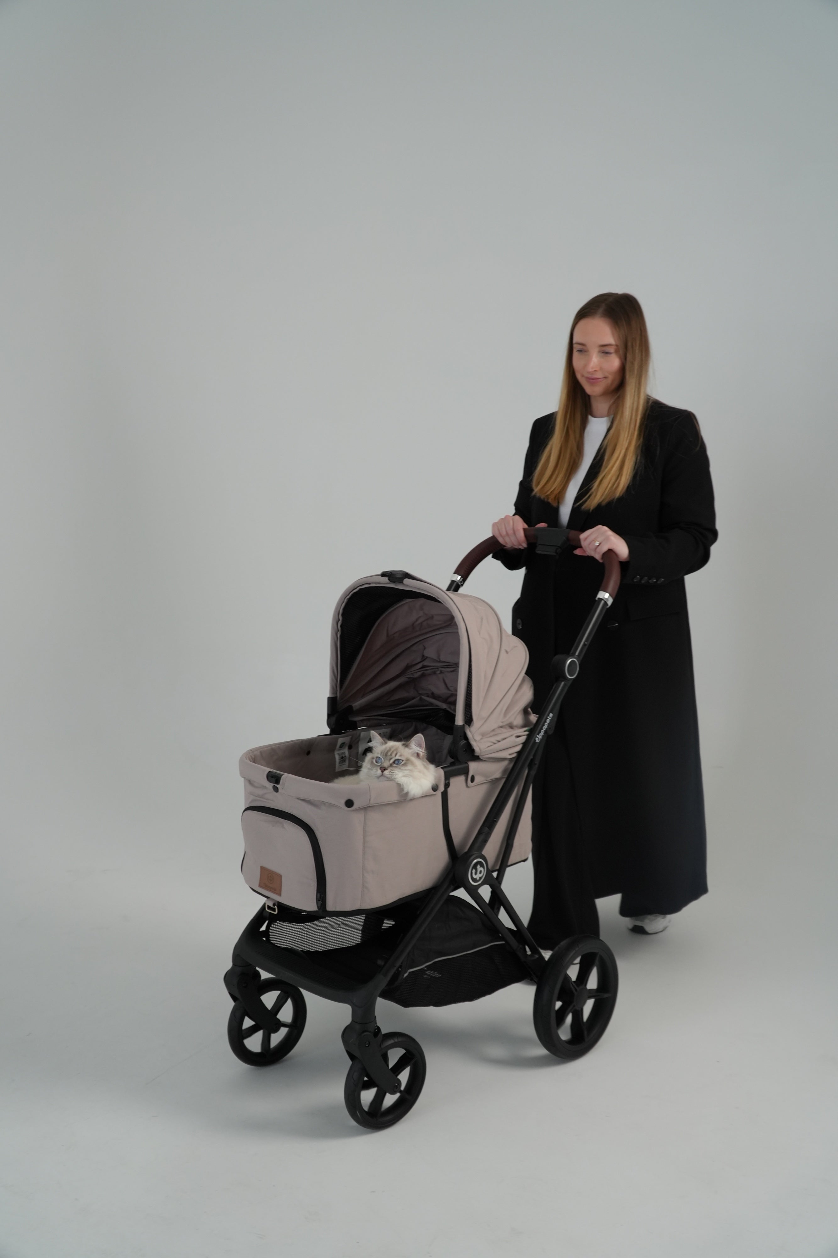 Nero Plus Pet Stroller - Beige