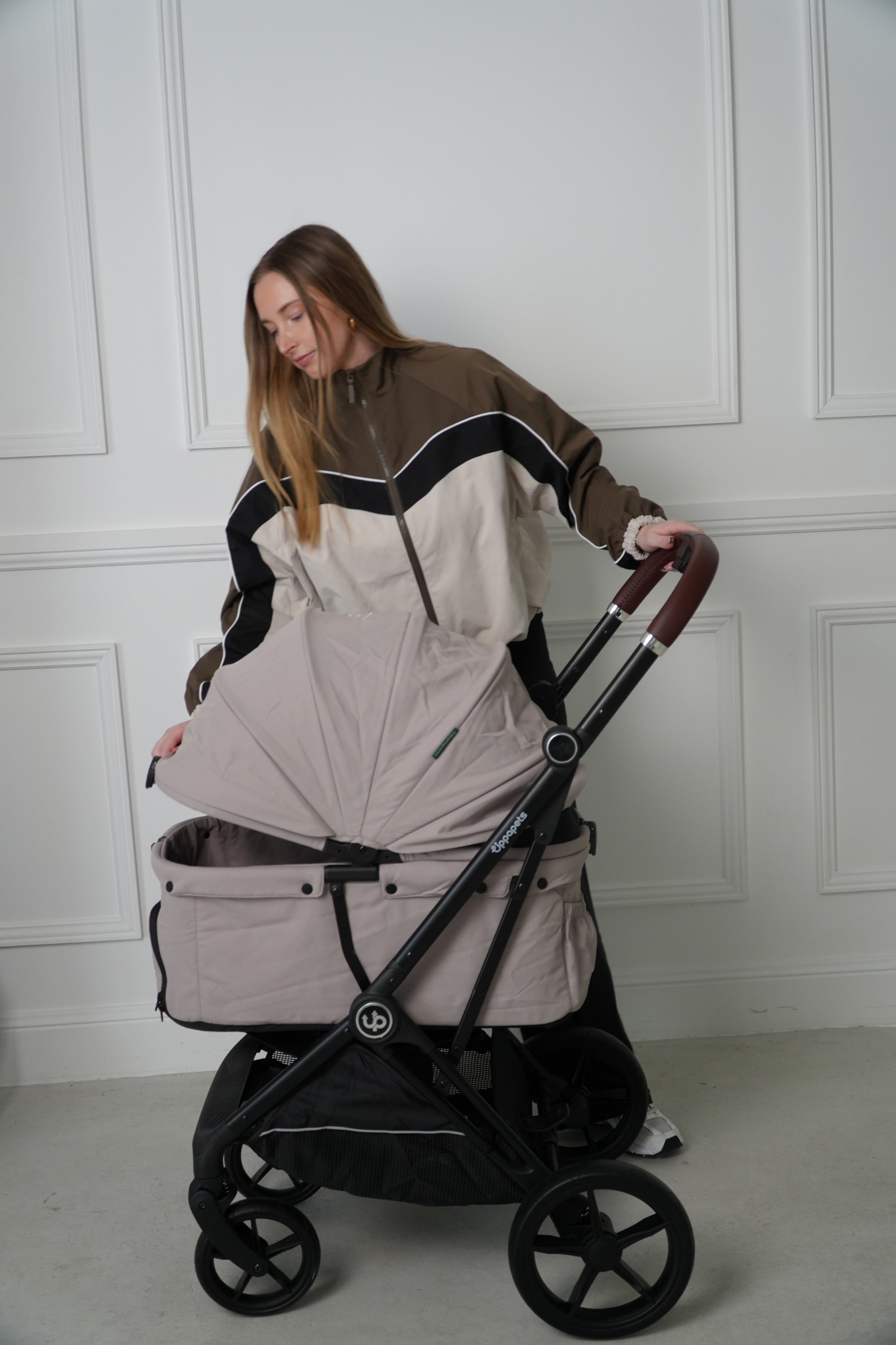 Nero Plus Pet Stroller - Beige