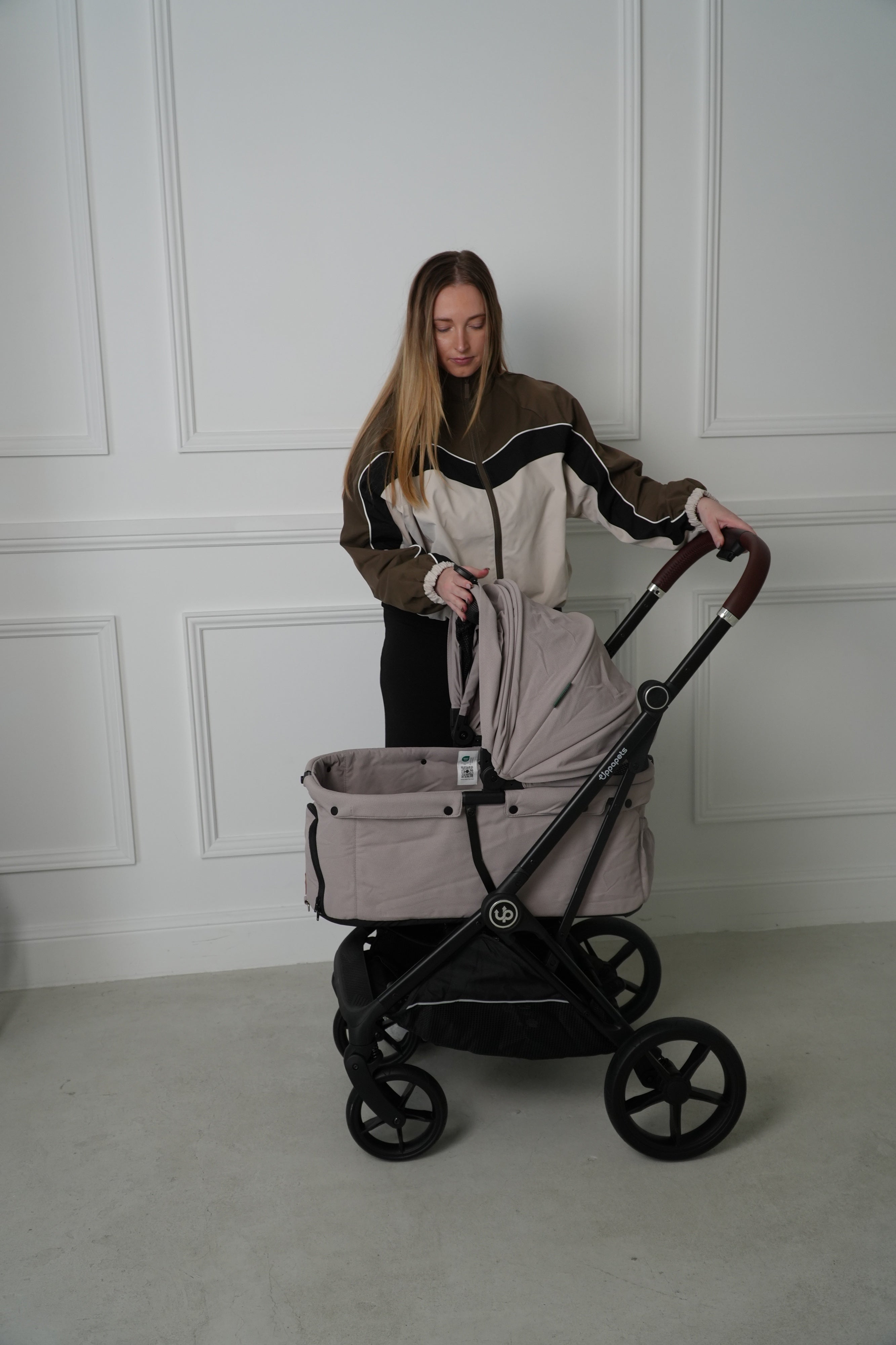 Nero Plus Pet Stroller - Beige