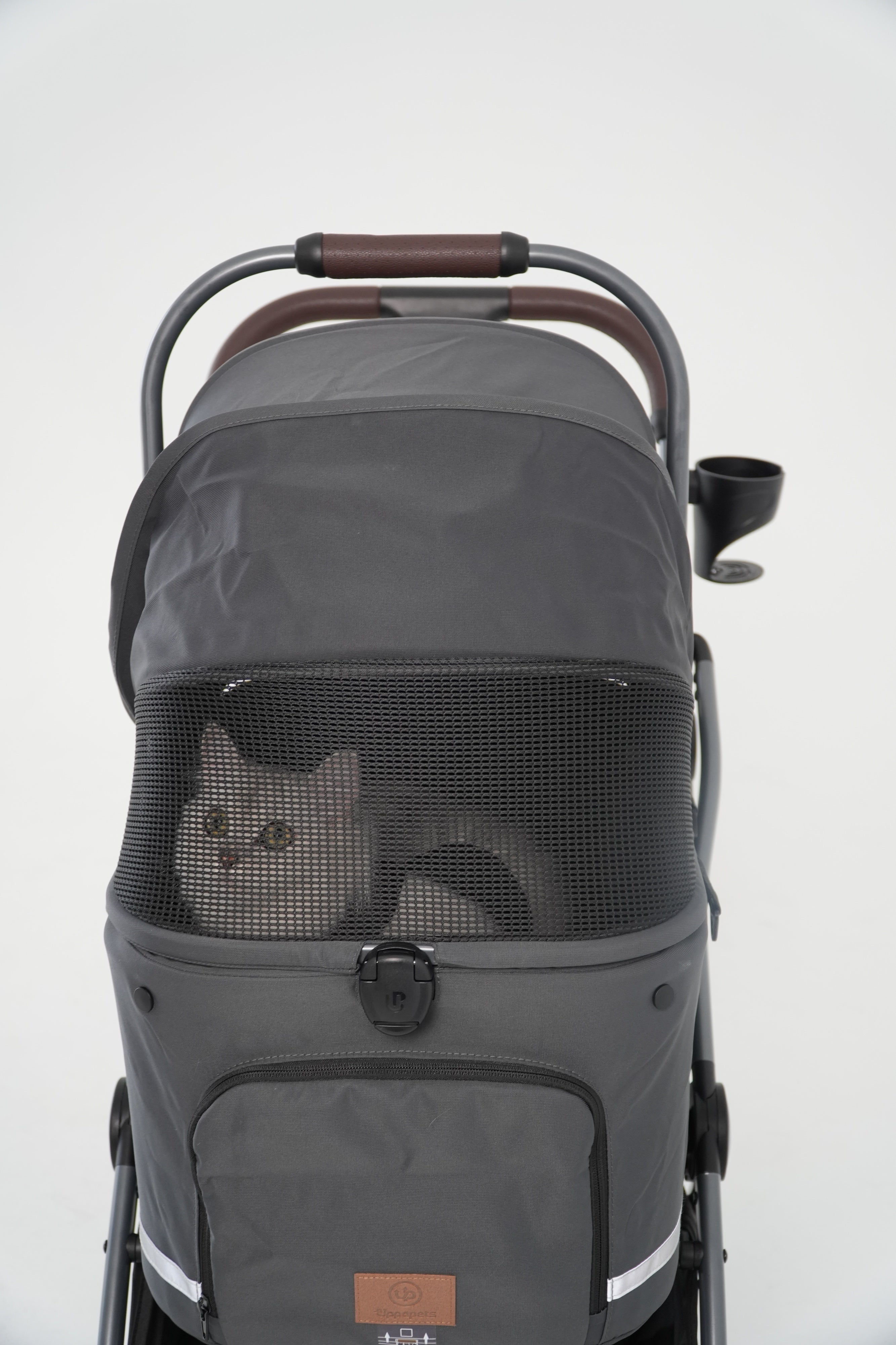 Flander 2-in-1 Pet Stroller - Charcoal