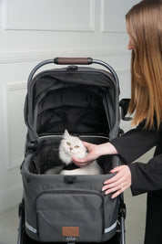 Flander 2-in-1 Pet Stroller - Charcoal