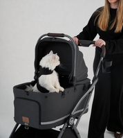 Flander 2-in-1 Pet Stroller - Charcoal