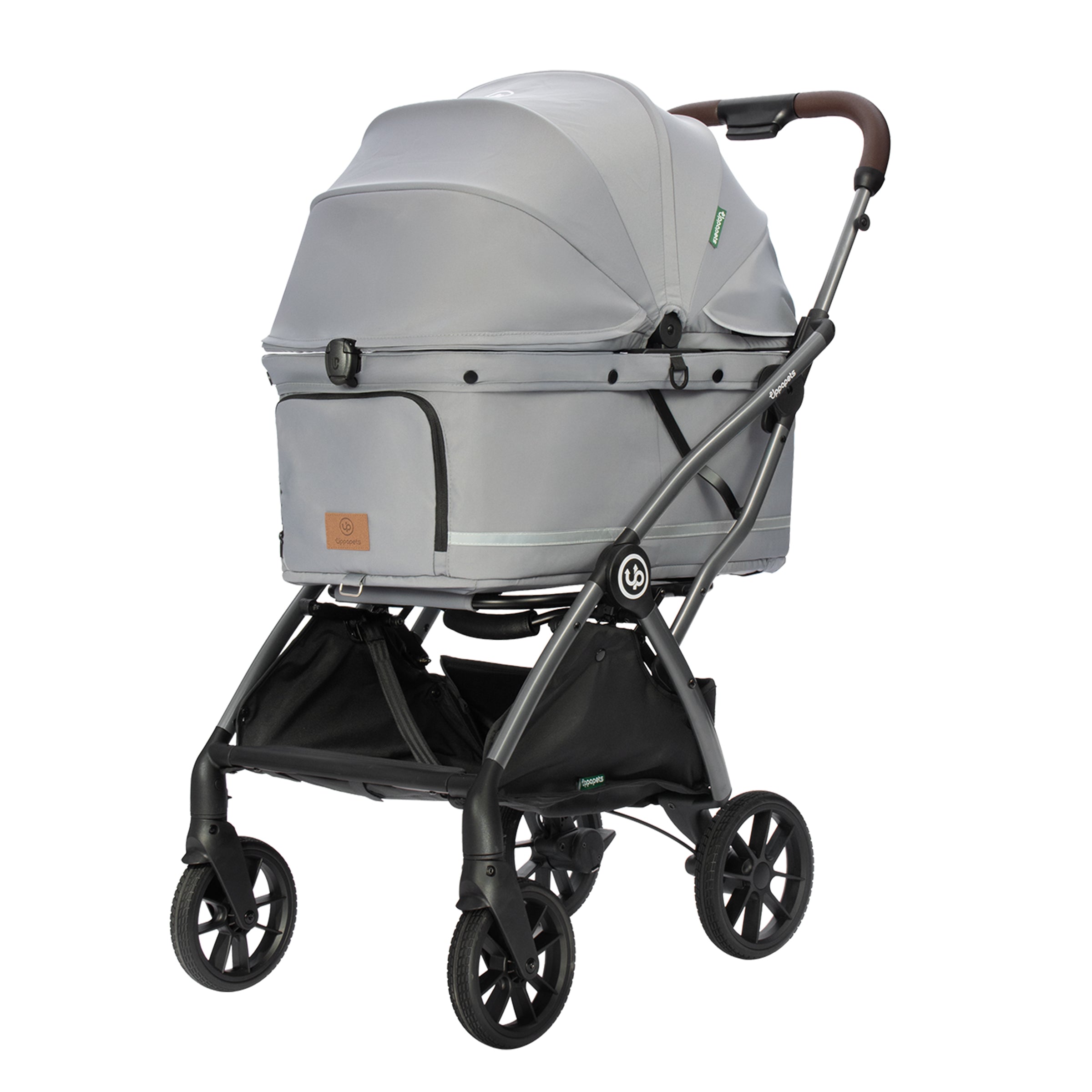 Hybrid Pet Stroller - Warm Grey