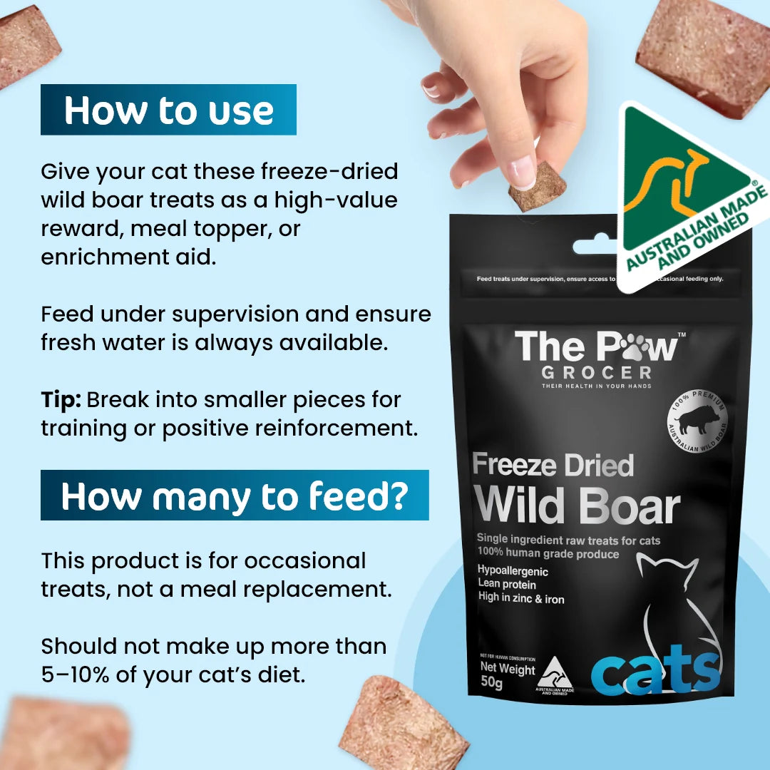 The Paw Grocer Freeze-Dried Premium Wild Boar