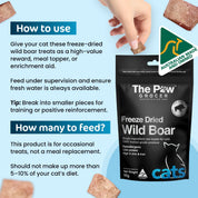 The Paw Grocer Freeze-Dried Premium Wild Boar