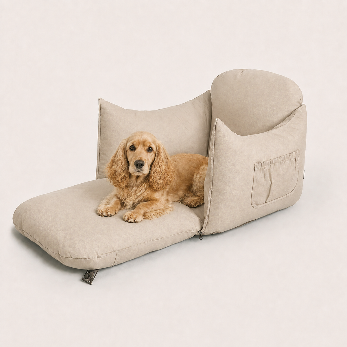 Anne ISOFIX Pet Car Seat - Beige