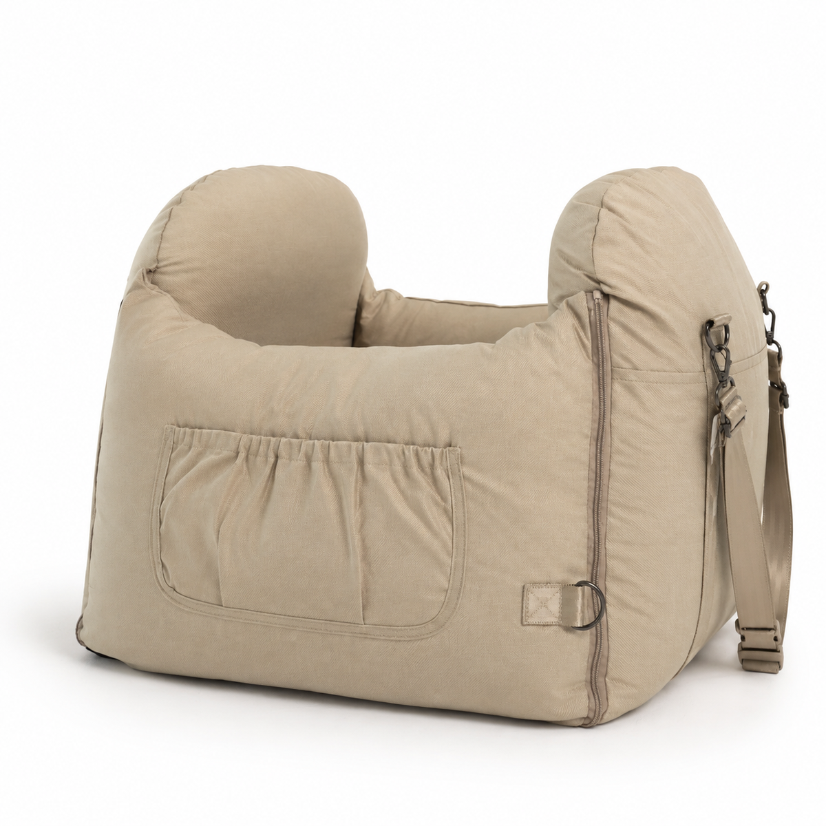 Anne ISOFIX Pet Car Seat - Beige