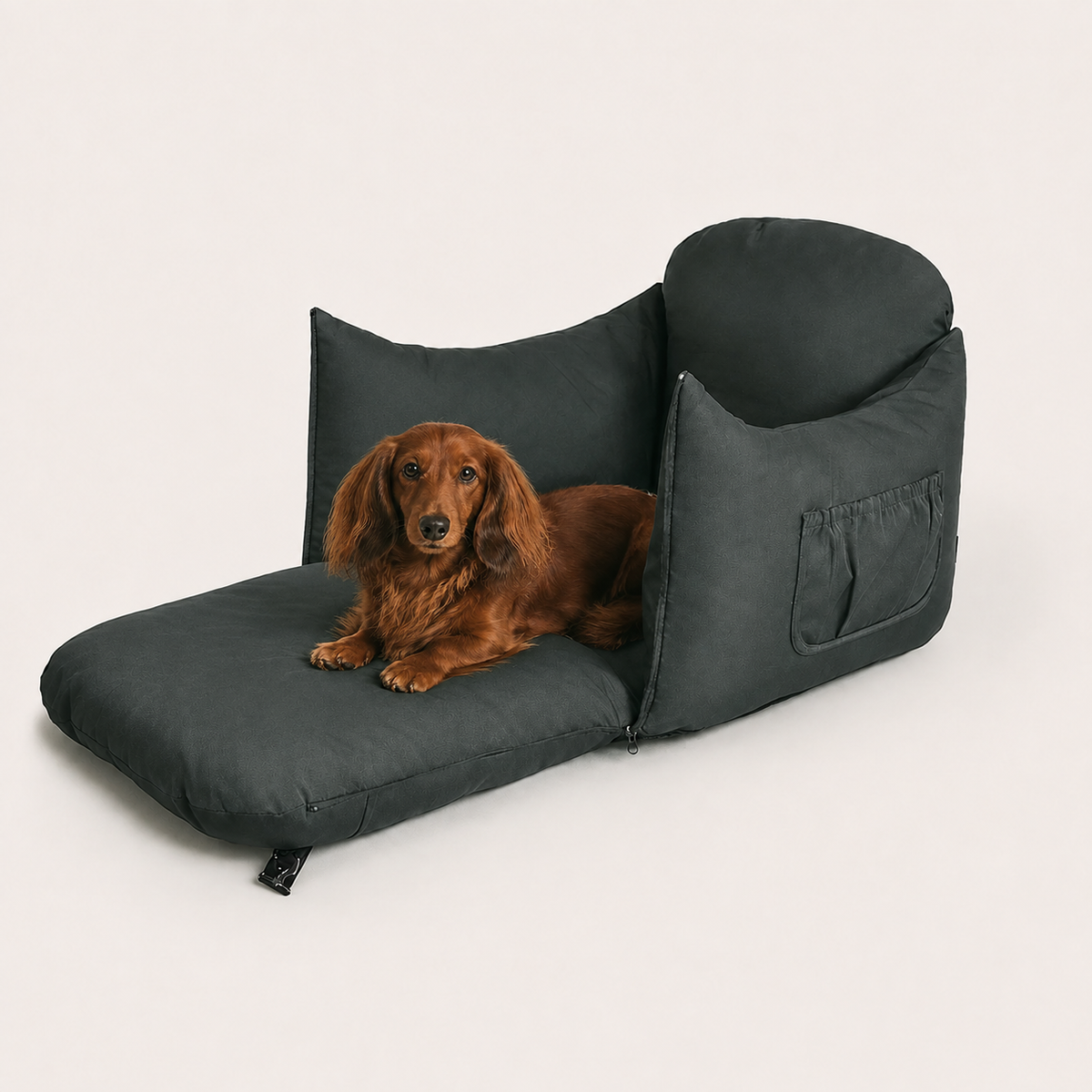 Anne ISOFIX Pet Car Seat - Storm Gray