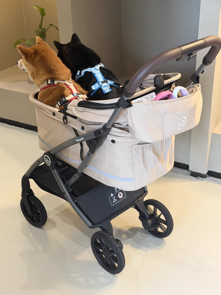 Hybrid Pet Stroller - Beige