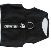 black catventure cat harness escape proof top view